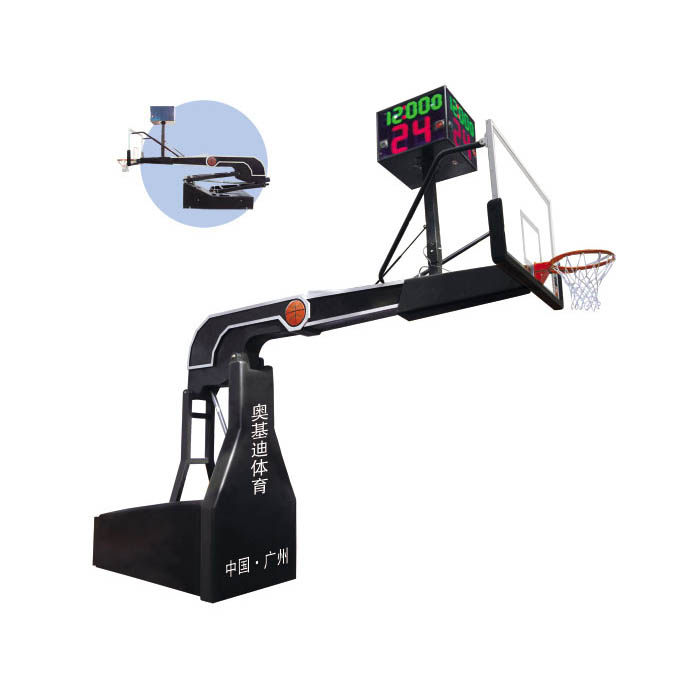 AJD-L-001B 超豪華電動(dòng)液壓籃球架（計時(shí)，二十四秒顯示器另配）